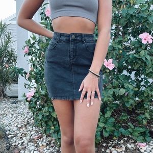 Garage Jean Skirt